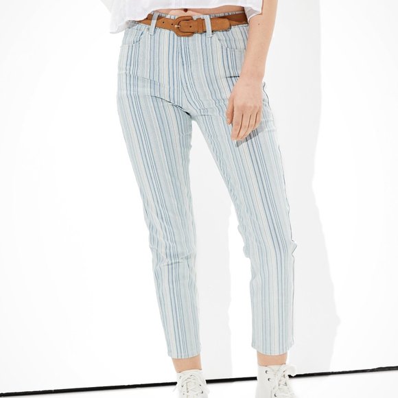 American Eagle AE Stretch Mom Jean 0R - Picture 1 of 5